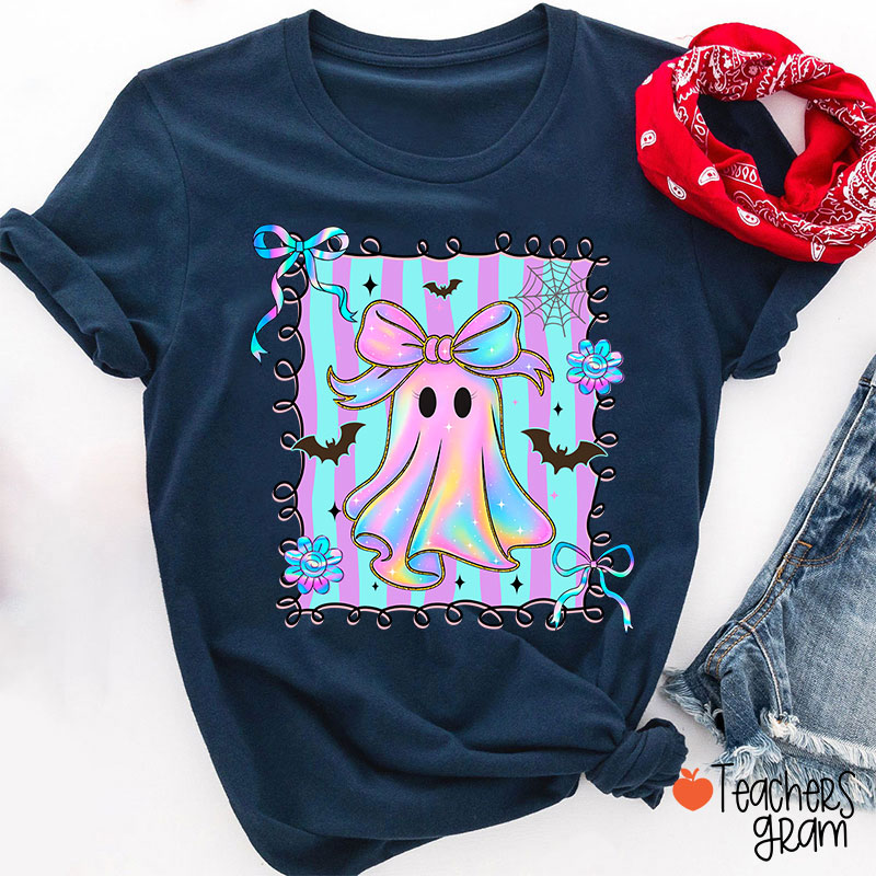Neon Ghost Teacher T-Shirt