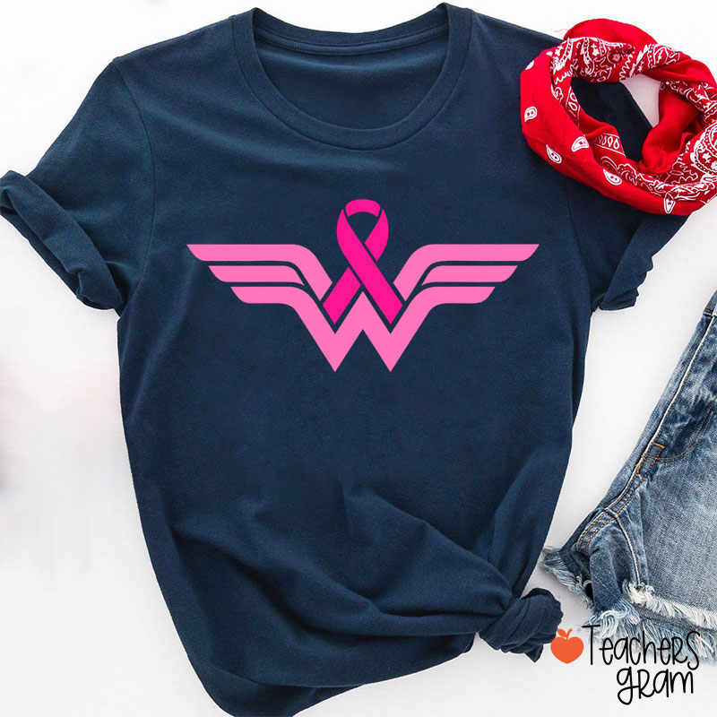 Strong Woman Cancer Fighter Teacher T-Shirt