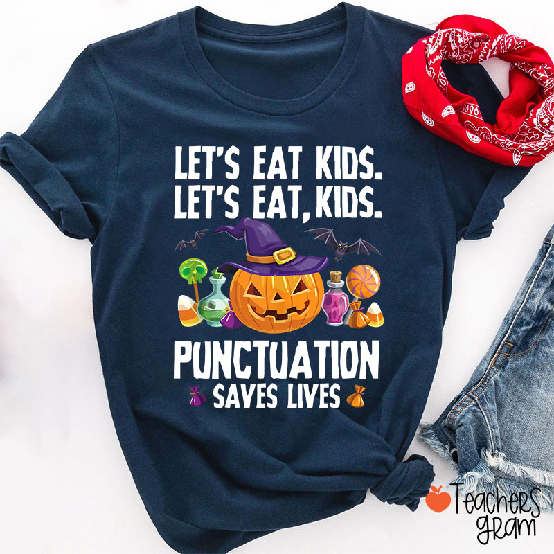 The Evil Halloween Pumpkin Teacher T-Shirt