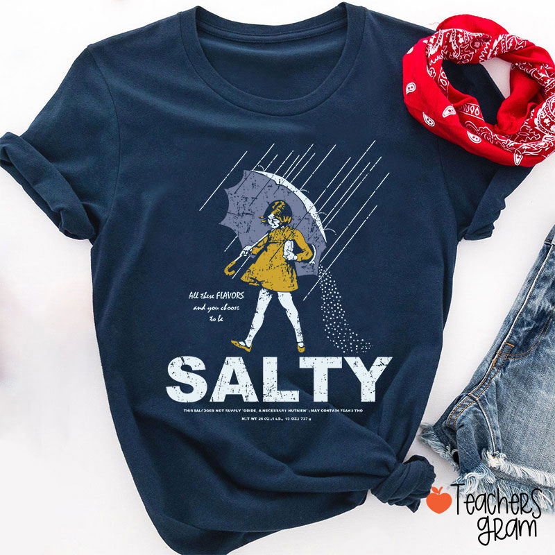 Salty Girl Teacher T-Shirt