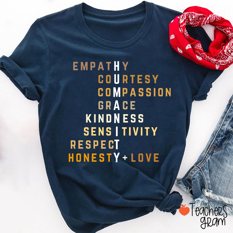 Humanity Crossword Teacher T-Shirt