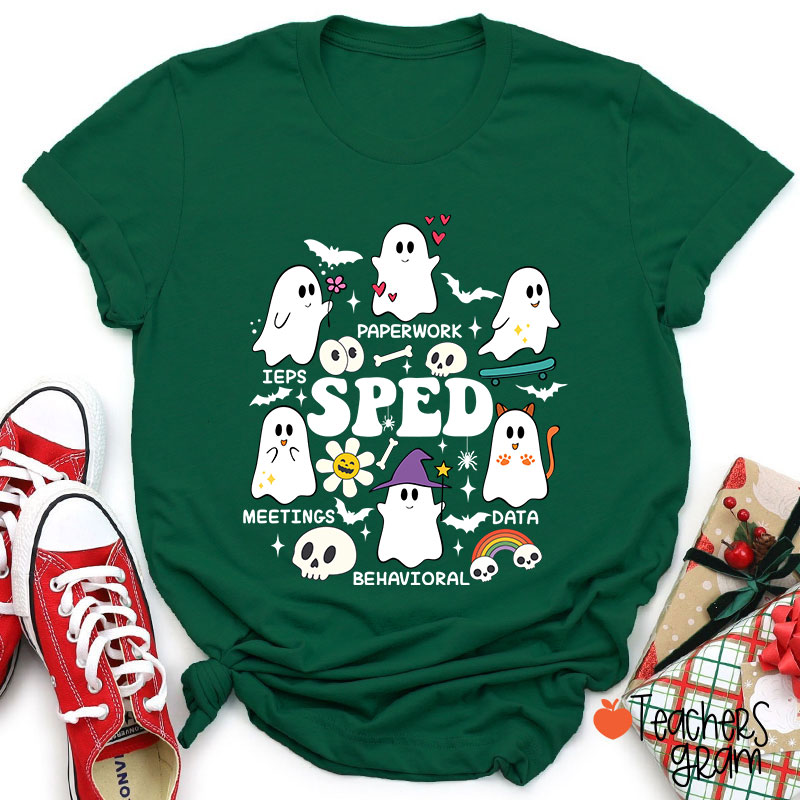 Special Education Halloween SPED Teacher T-Shirt