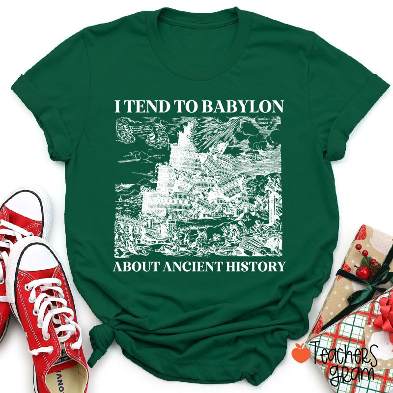 I Tend To Babylon About Ancient History Teacher T-Shirt