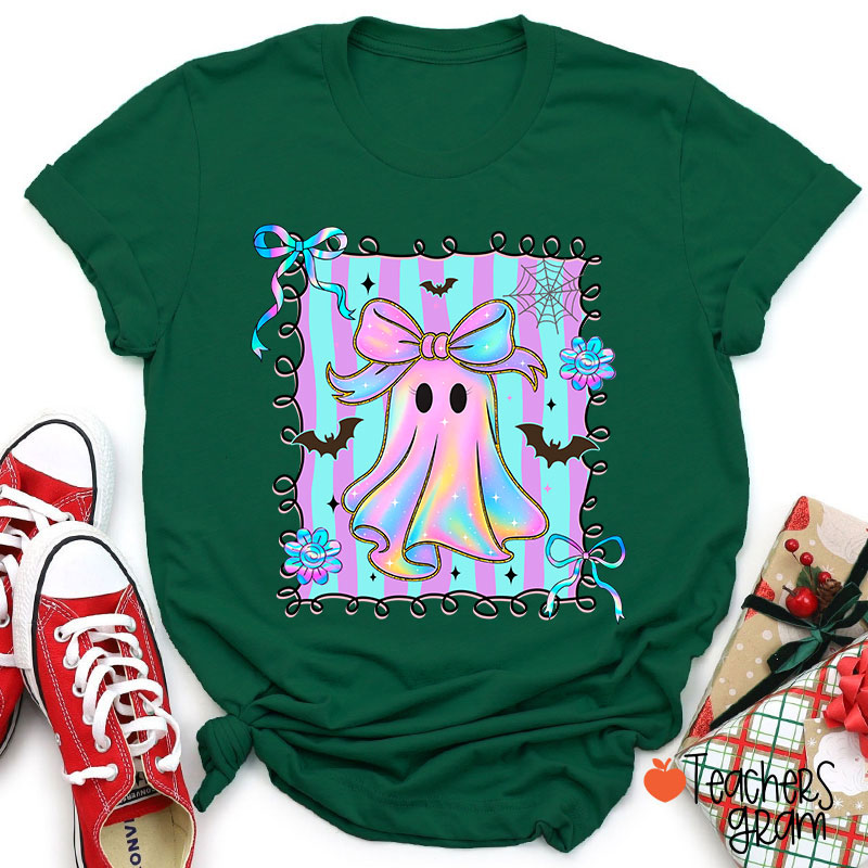 Neon Ghost Teacher T-Shirt