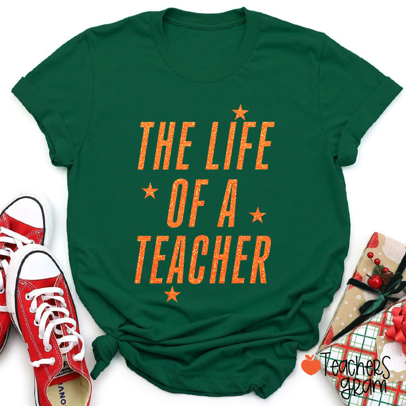 Personalized Comfort Colors The Life Of A Teacher T-Shirt