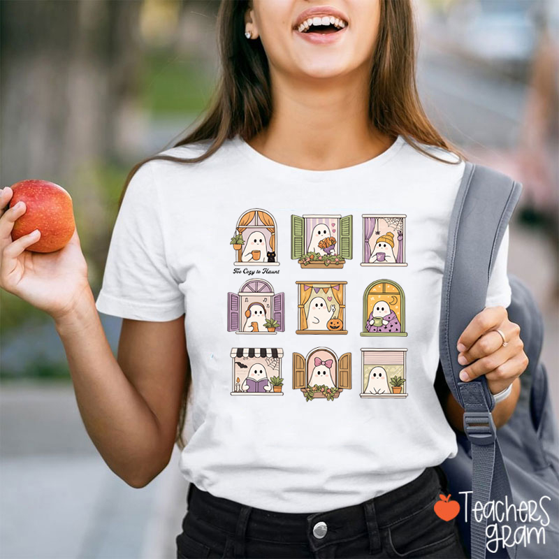 Ghosts In The Windows Teacher T-Shirt