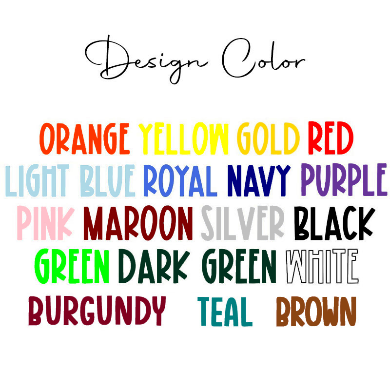 Personalized Mascot Various Font Designs Teacher T-Shirt