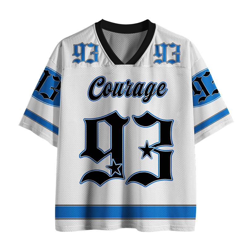 Personalized Team Name And Number Courage Teacher Mesh Jersey