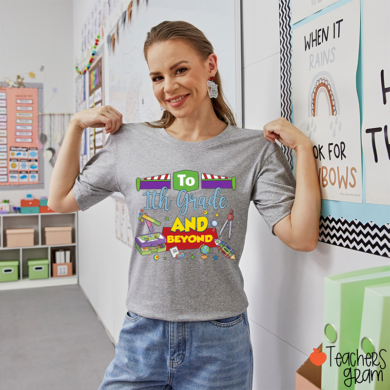 Personalized Grade Teacher Story Beyond Teacher T-Shirt