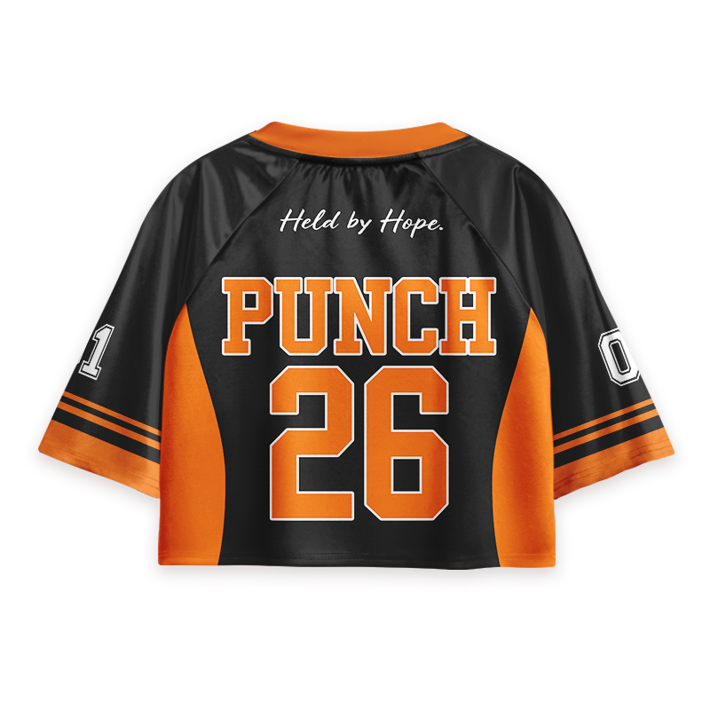Held By Hope Punch Monkey Teacher Crop Jersey