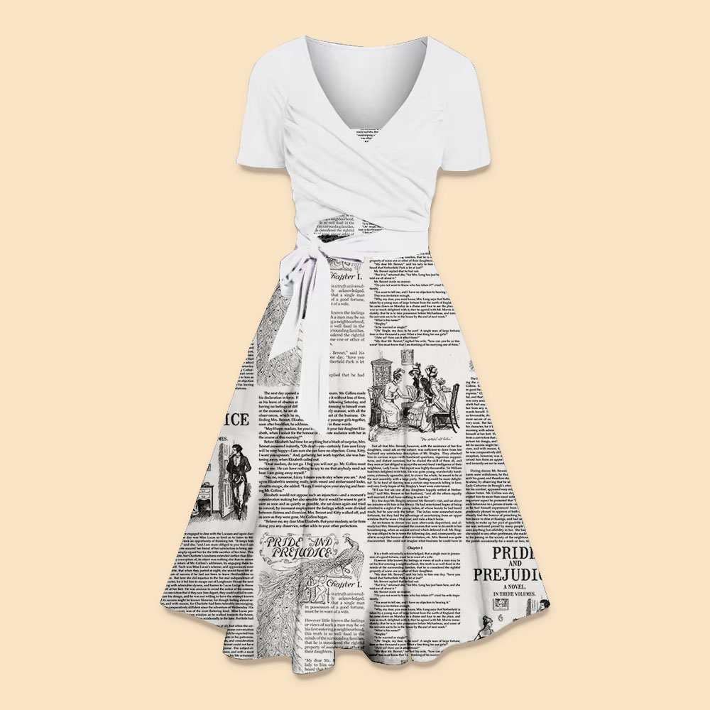 Retro Design Little Women Chapter Teacher Uspender Long Skirt Top Suit