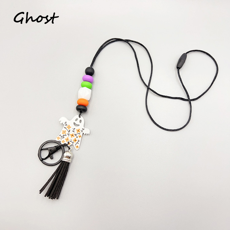 Silicone Halloween Teacher Lanyard