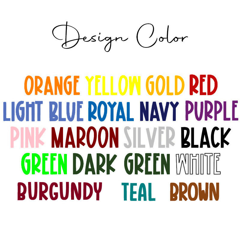 Personalized Mascot Flowers Contrasting Colors School Spirit Teacher T-Shirt