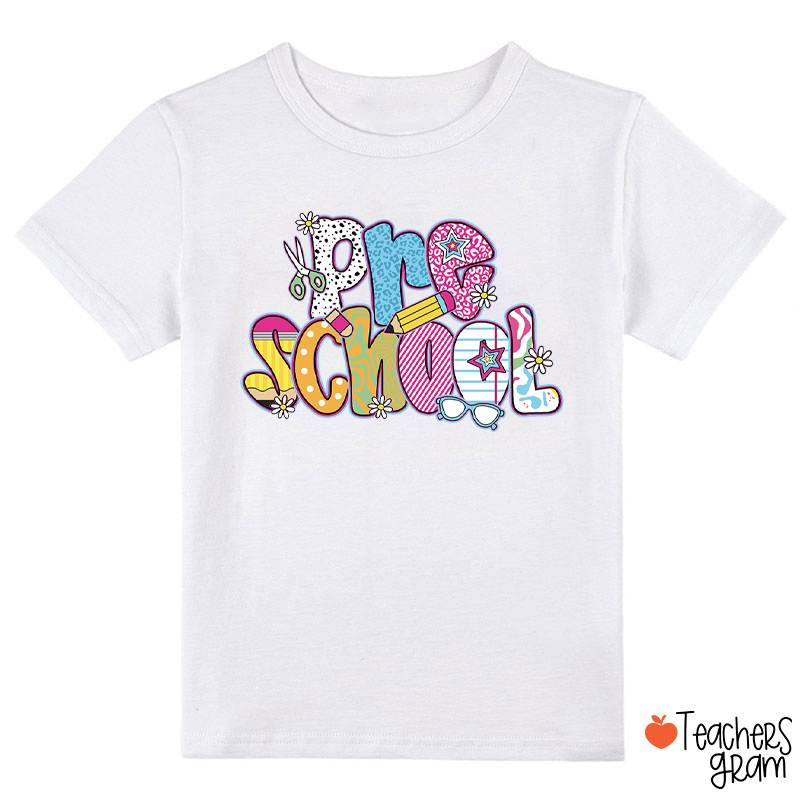 Personalized Grade Apple First Day Class T-Shirt