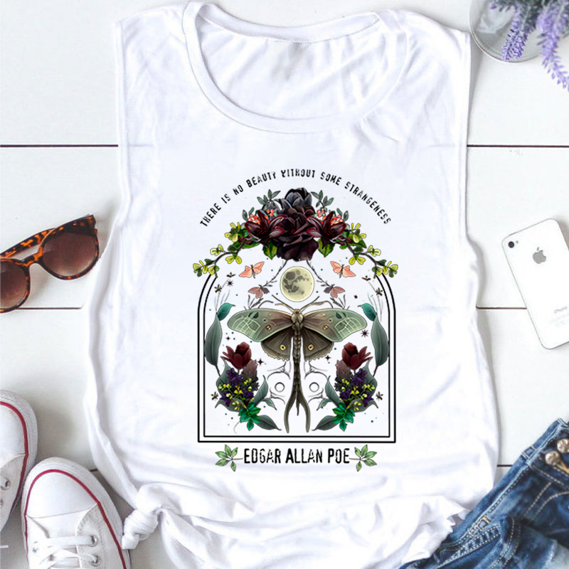 There Is No Beauty Without Some Strangeness Teacher Tank Top