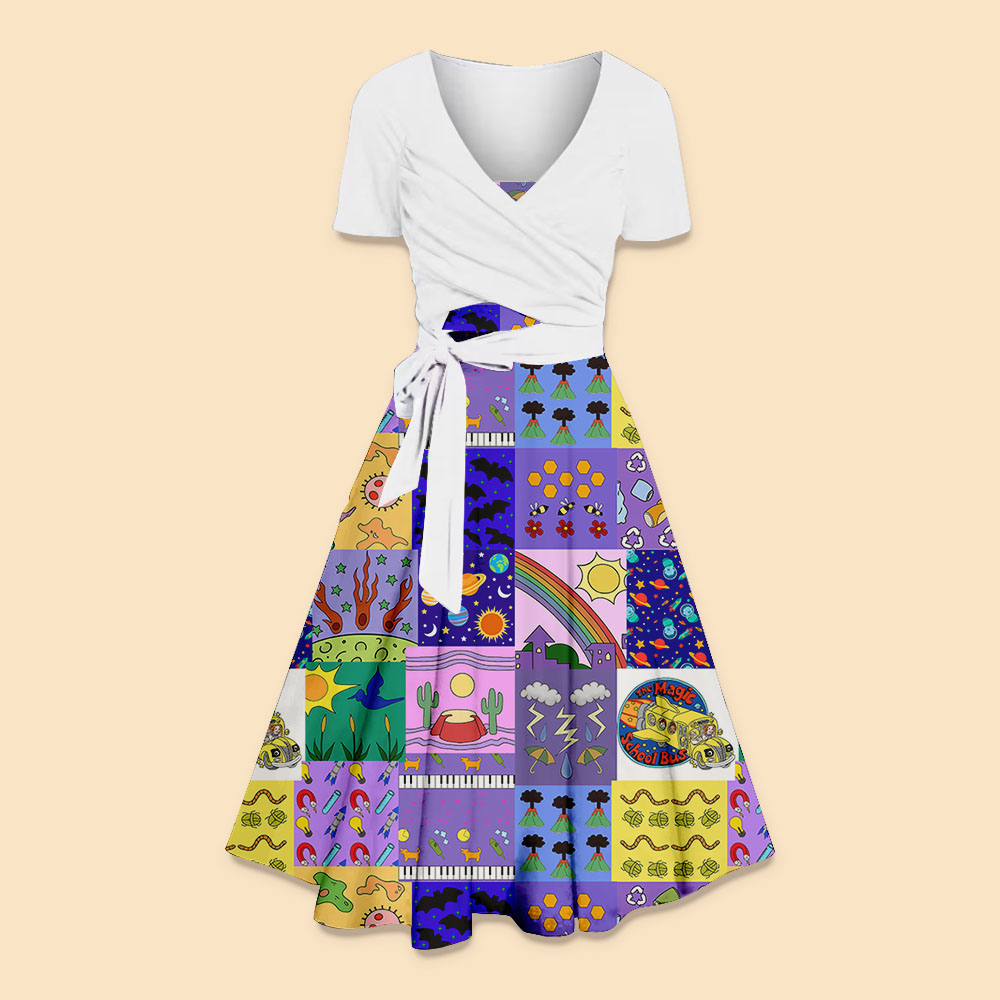 Take Chances Make Mistakes Get Messy Teacher Uspender Long Skirt Top Suit