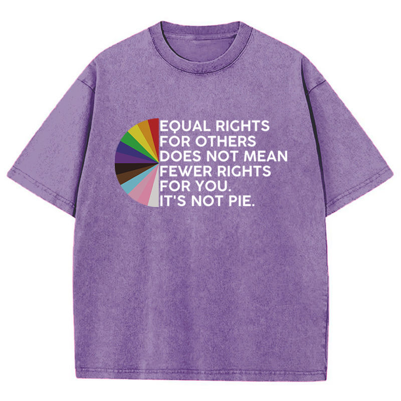Equal Rights For Others Teacher Washed T-Shirt