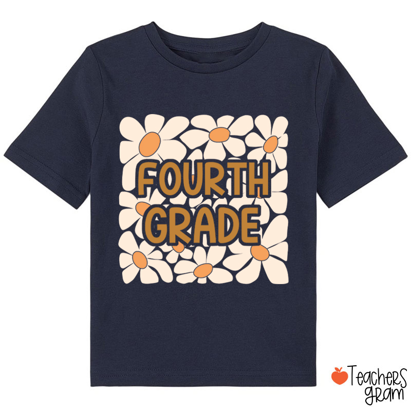 Personalized Yellow Daisy Grade Class T-Shirt