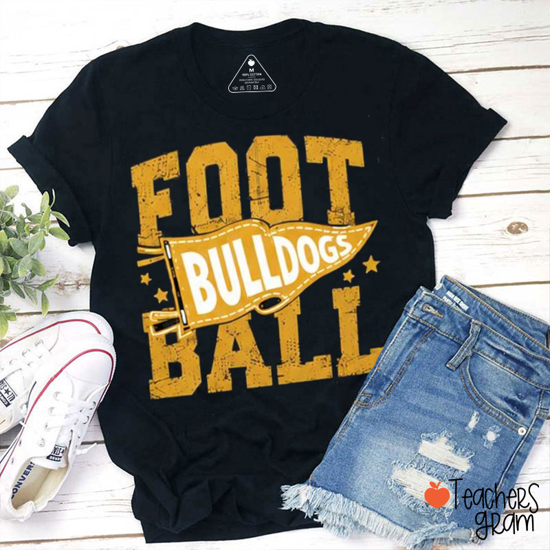Personalized Mascot And Sport Retro Pennant Teacher T-Shirt