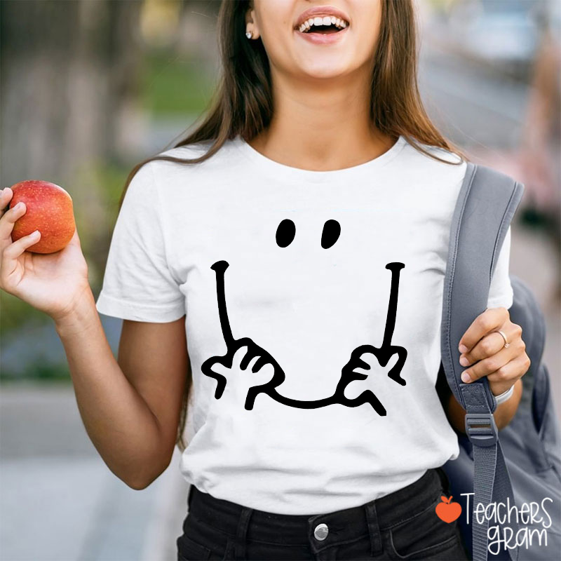Smiley Face Teacher T-Shirt