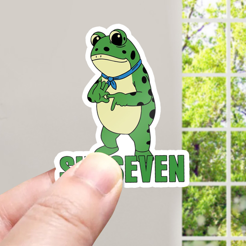 Portland Frog Six Seven Teacher Stickers