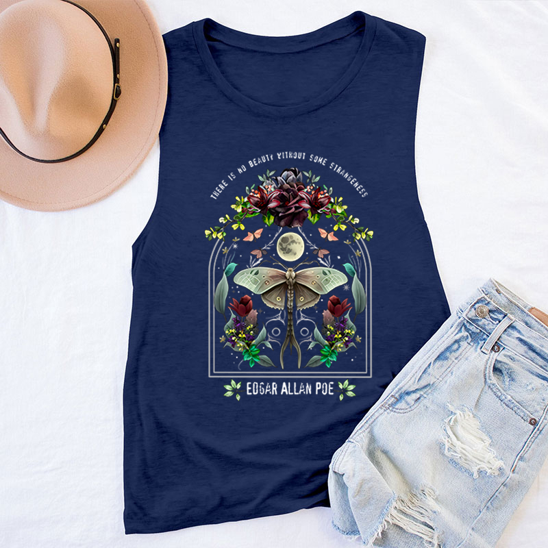 There Is No Beauty Without Some Strangeness Teacher Tank Top