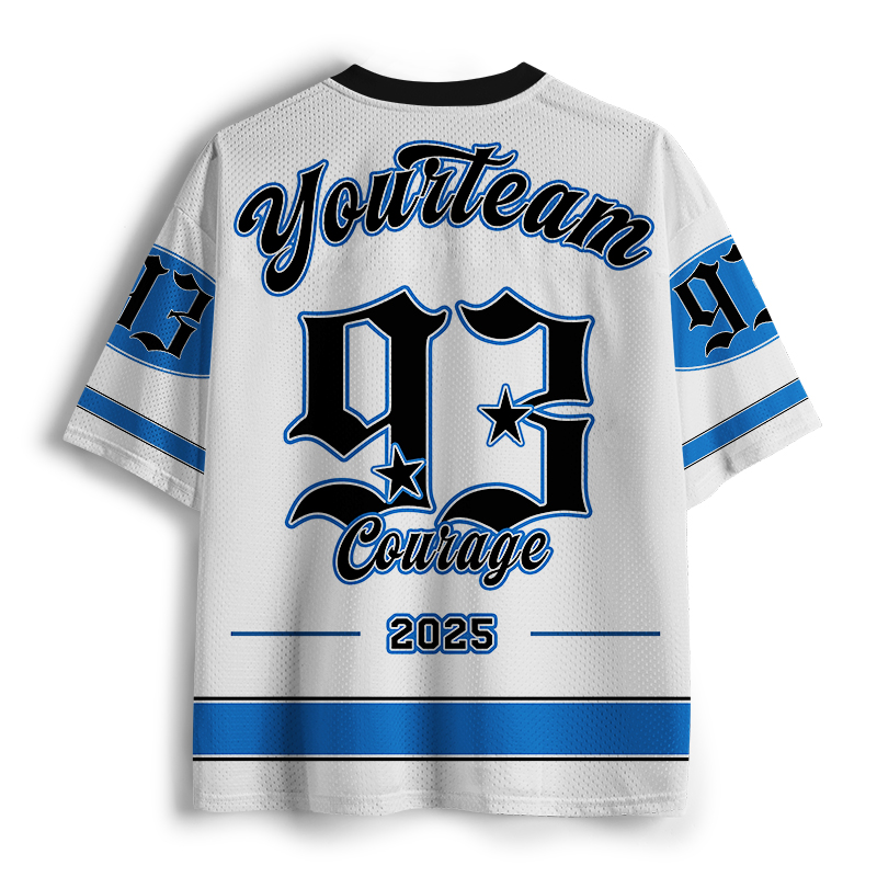 Personalized Team Name And Number Courage Teacher Mesh Jersey