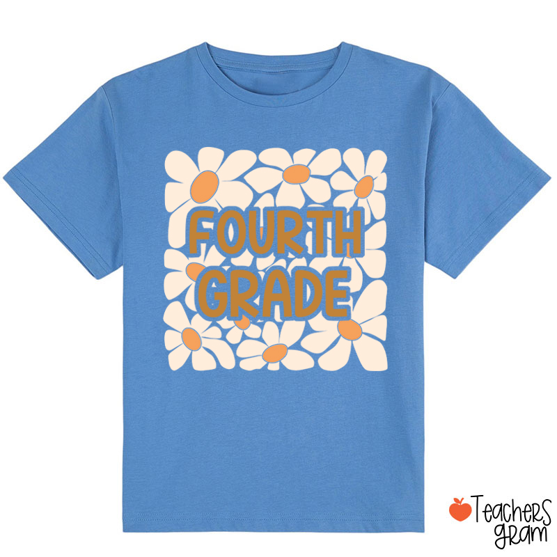 Personalized Yellow Daisy Grade Class T-Shirt