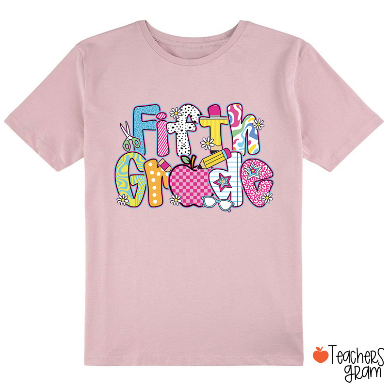 Personalized Grade Apple First Day Class T-Shirt