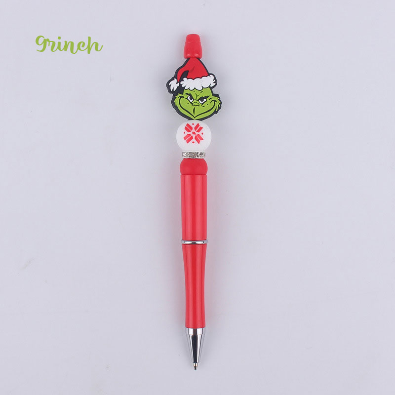 Personalized Christmas Silicone Bead Ballpoint Teacher Pens(30% Off Buy 10+, 50% Off Buy 30+)