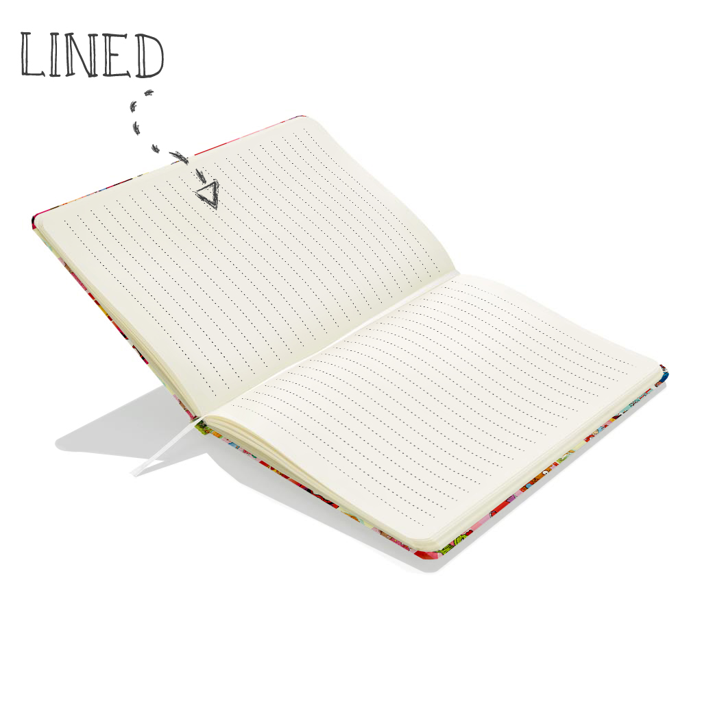 Draw Love Into Books Teacher Hardcover Notebook