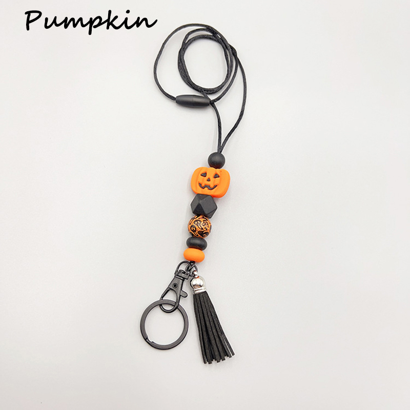 Silicone Halloween Teacher Lanyard
