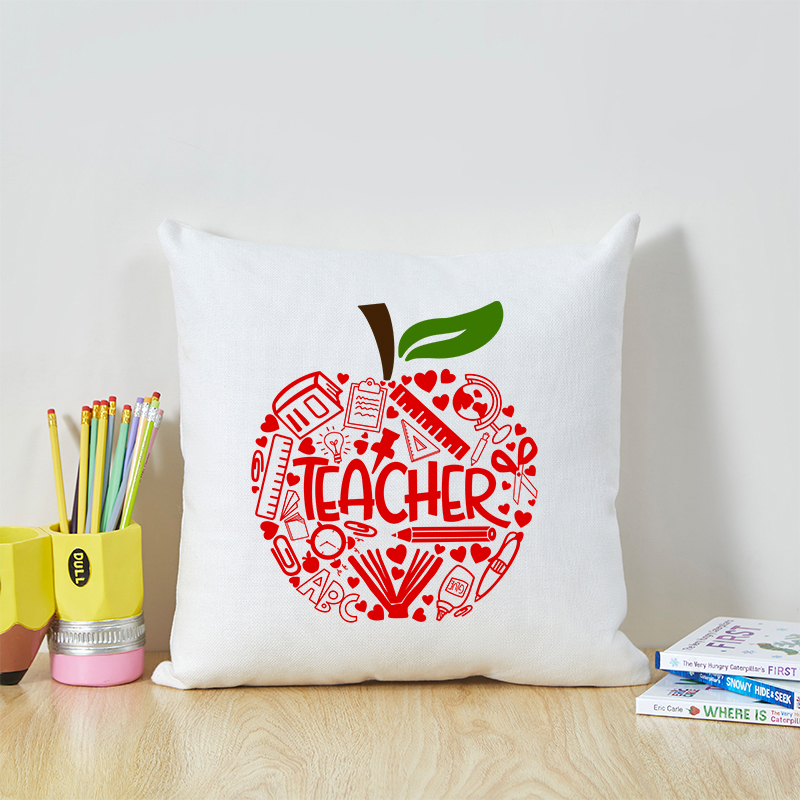 Apple Teacher Cushion