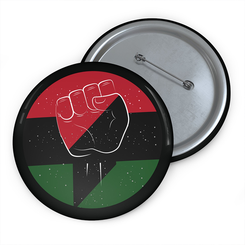 Juneteenth Teacher Pinback Button