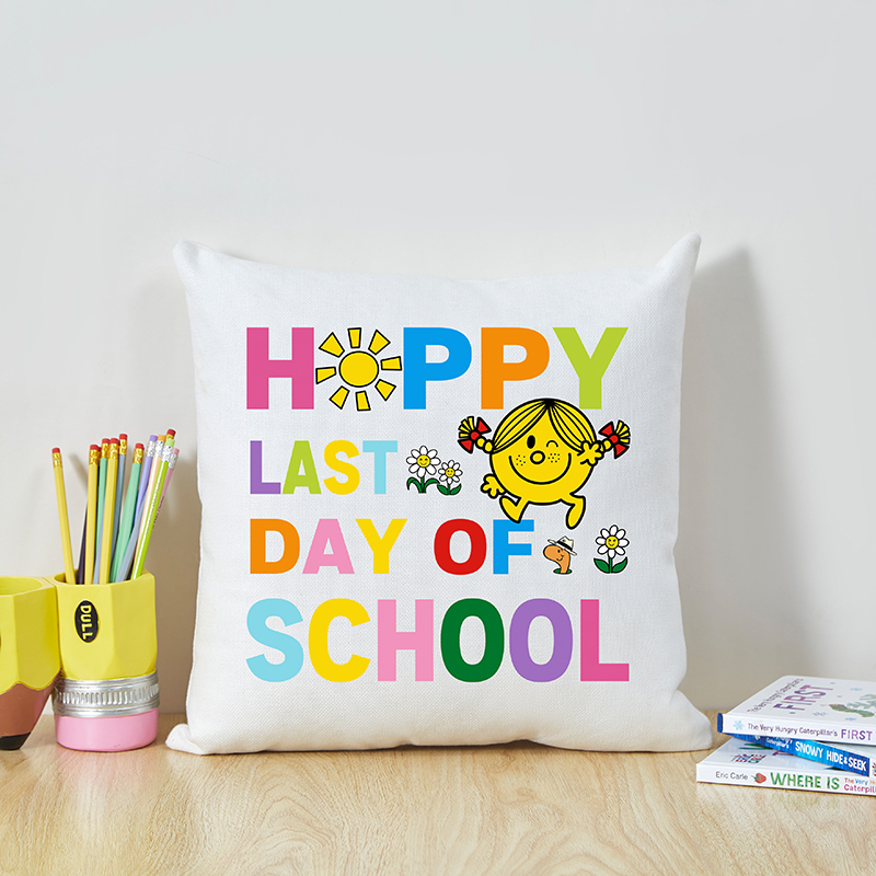 My Sunshine Happy Last Day Of School Teacher Cushion