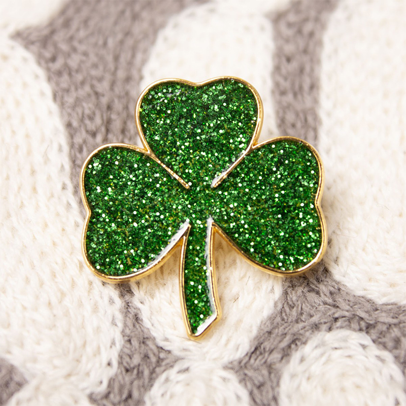 Irish Shamrock Teacher Pin