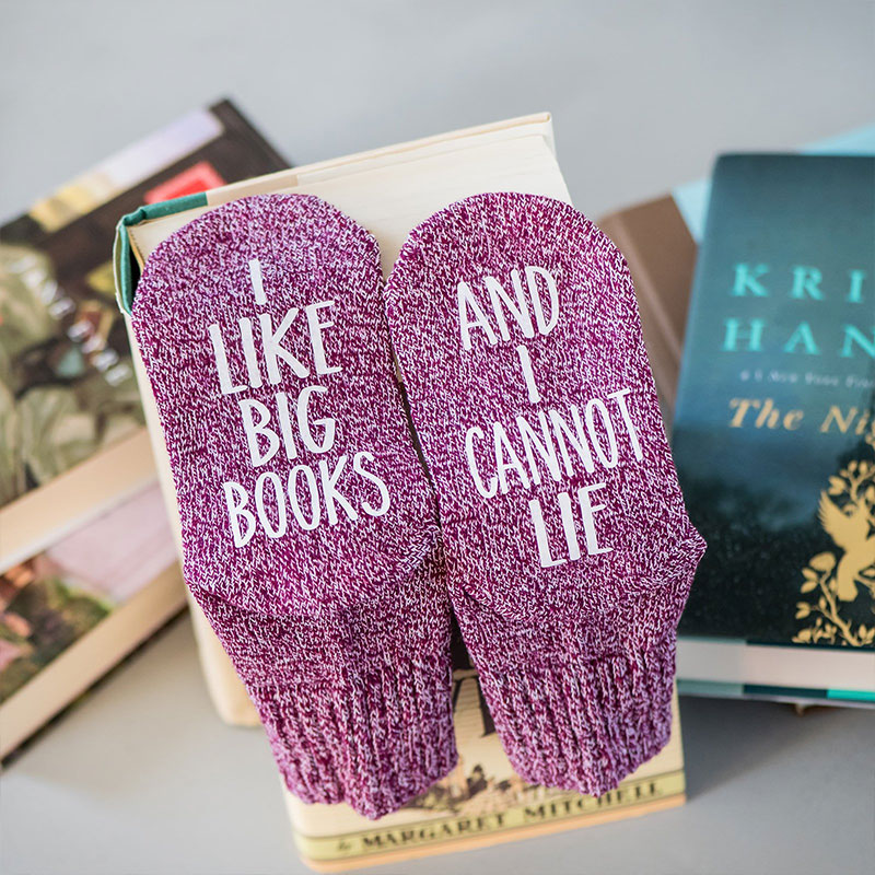 I Like Big Books Teacher Socks
