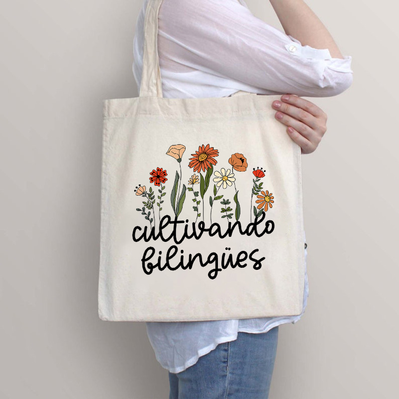 Cultivando Bilingues Spanish Teacher Tote Bag Tote Bag