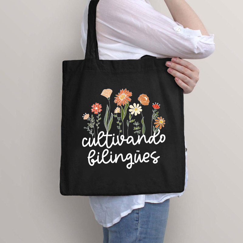 Cultivando Bilingues Spanish Teacher Tote Bag Tote Bag