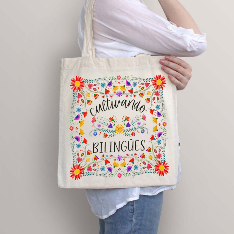 Cultivando Bilingües Spanish Teacher Tote Bag