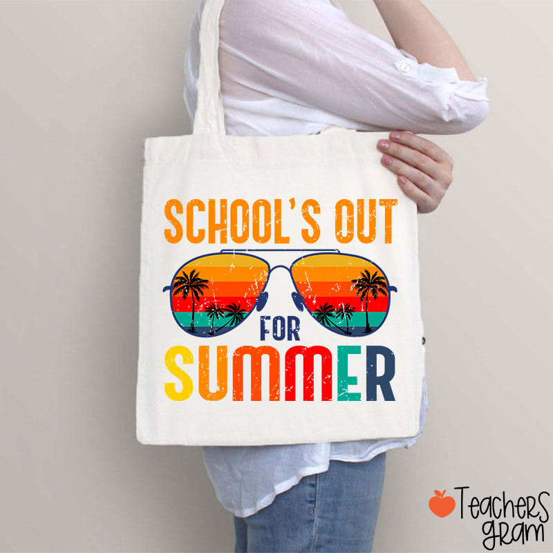 School's Out For Summer Teacher Tote Bag