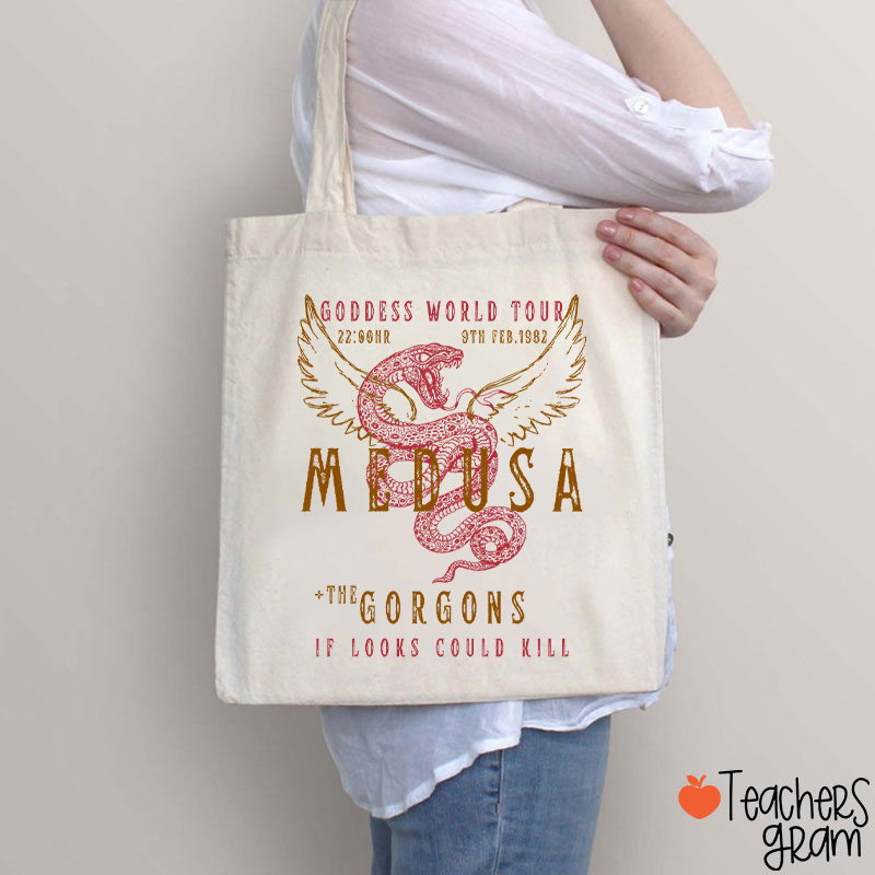 Medusa The Gorgons Teacher Tote Bag