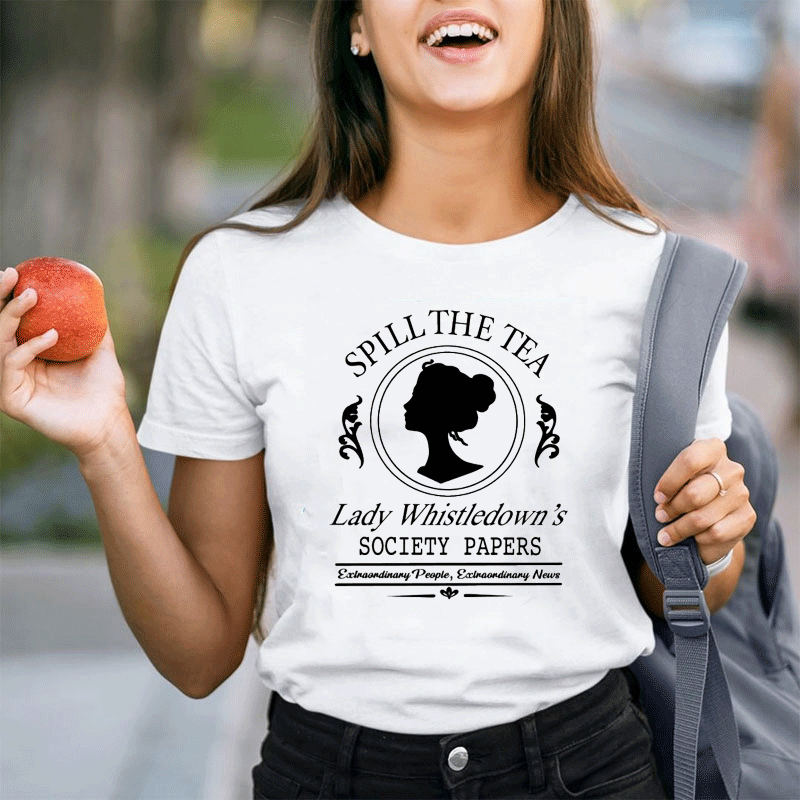 Lady Whistledown's Society Papers Teacher T-Shirt