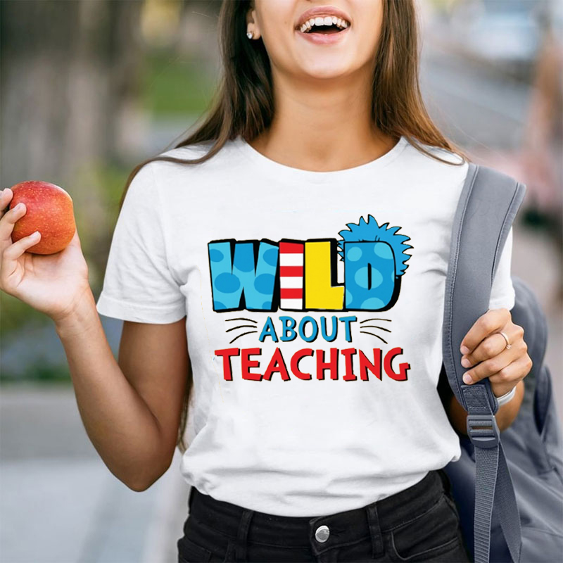 Personalized Wild About Teacher T-Shirt