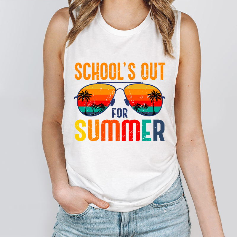 School's Out For Summer Teacher Tank Top
