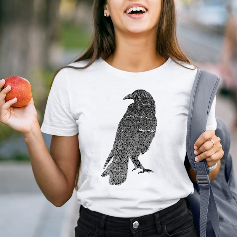 Edgar Allan Poe Entire Text Teacher T-Shirt