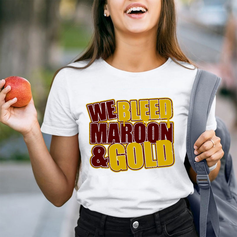 Personalized School Pride Team Colors Teacher T-Shirt
