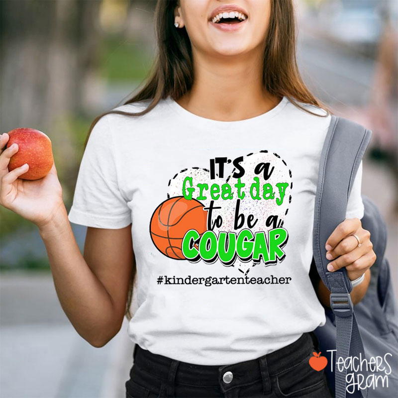 Personalized Heart And Icon It's A Great Day To Be A Teacher T-Shirt
