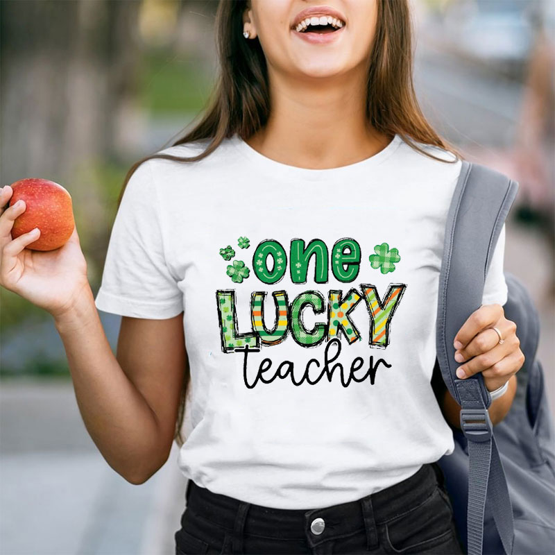 Clover One Lucky Teacher T-Shirt