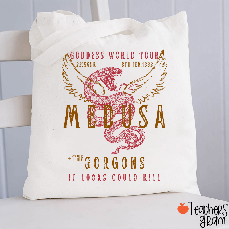 Medusa The Gorgons Teacher Tote Bag